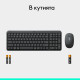 Wireless Keyboard and Mouse Logitech MK250 Graphite - BG Cyrilic Layout