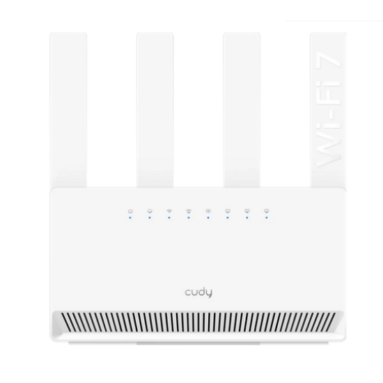 Wireless router Cudy BE3600 Gigabit Dual Band Wi-Fi 7, 4x10/100/1000, 4x5dBi antennas, white