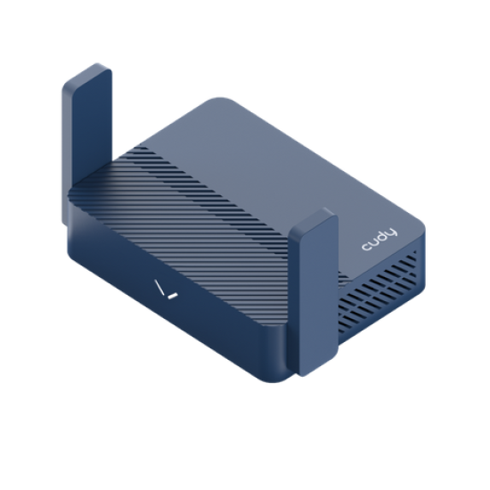 Cudy TR3000 VPN Travel router AX3000, 2.5Ghz WAN, USB-C, 2 x antennas, blue
