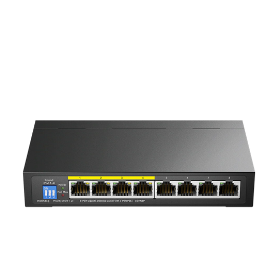 Switch Cudy GS1008P 8-port Gigabit PoE+ Switch, 60W, unmanaged