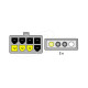 Delock Cable PCI Express power supply 8 pin to 2 x 5¼“ for graphics card