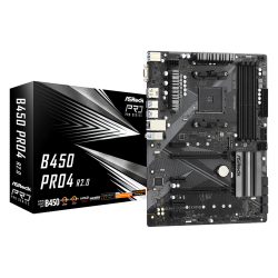 ASROCK B450 4xDDR4  6xSATA3  RAID HDMI DP  VGA 2xM2 GLAN        2xPCIEx16 4xPCIEx1
