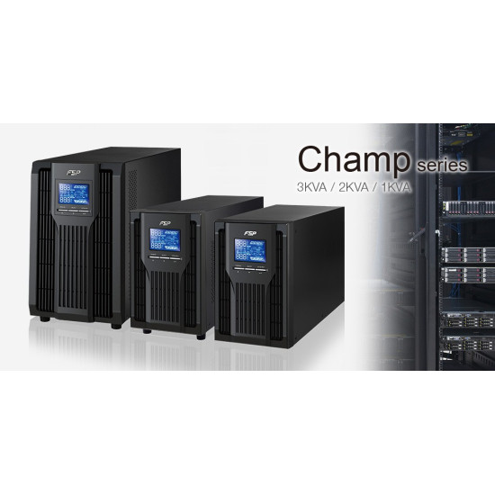 FORTRON UPS ONLINE 3000VA PURE_SINE_WAVE 4xIEC-320 USB_PORT RS-232 SNMP_SLOT