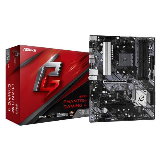 ASROCK B550 4xDDR4  6xSATA3  RAID HDMI                  2xM2 GLAN        2xPCIEx16 1xPCIEx1