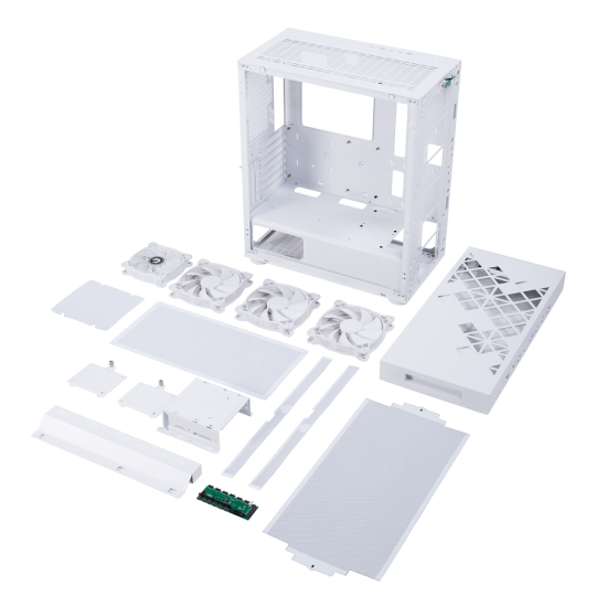 BITFENIX CASE E-ATX MID TOWER WHITE