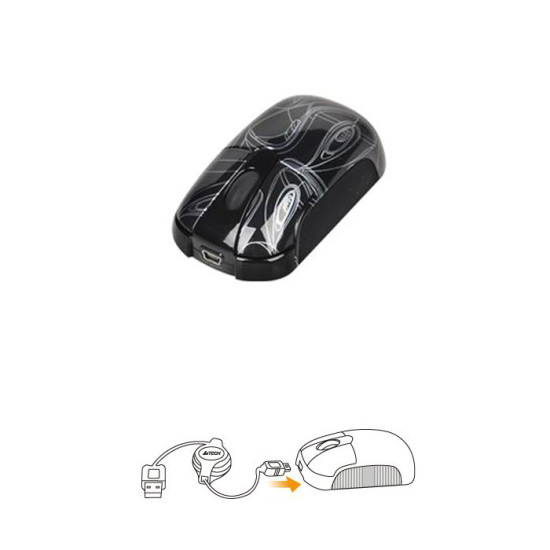 A4TECH WIRED OPTICAL BLACK
