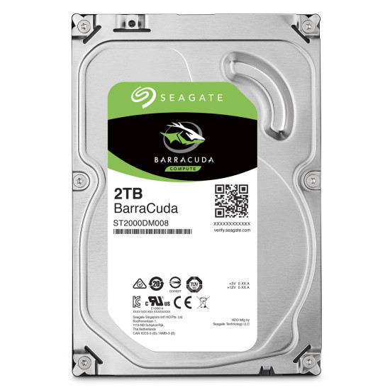 SEAGATE HDD 2TB INT DESKTOP SATA3 3.5 RPM7200 256MB