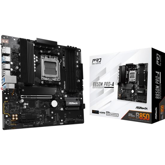 ASROCK B850 4xDDR5  4xSATA3  RAID HDMI DP            3xM2 GLAN        1xPCIEx16 1xPCIEx1