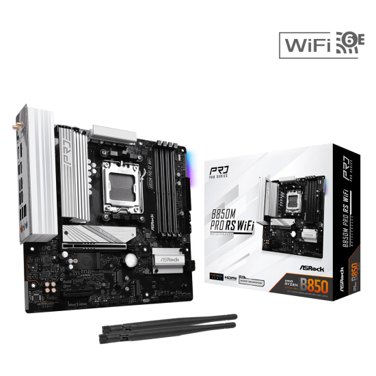 ASROCK B850 4xDDR5  4xSATA3  RAID HDMI DP            3xM2 GLAN        1xPCIEx16 1xPCIEx1 WiFi
