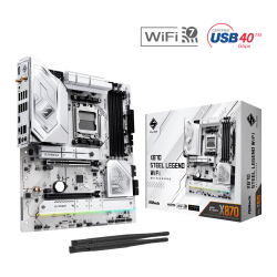 ASROCK X870 4xDDR5  4xSATA3  RAID HDMI                  3xM2 GLAN        2xPCIEx16       WiFI