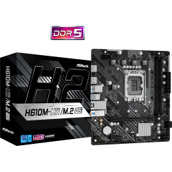 ASROCK H610 2xDDR5  4xSATA3            2xHDMI              1xM2 GLAN        1xPCIEx16 1xPCIEx1