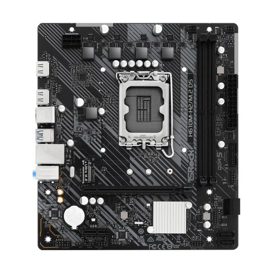 ASROCK H610 2xDDR5  4xSATA3            2xHDMI              1xM2 GLAN        1xPCIEx16 1xPCIEx1