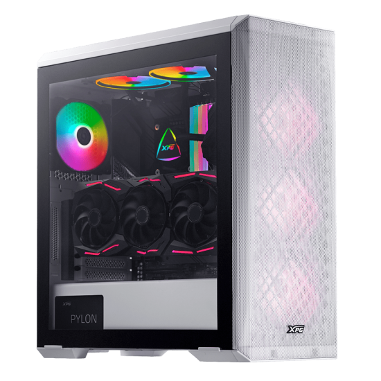 XPG CASE E-ATX MID TOWER WHITE