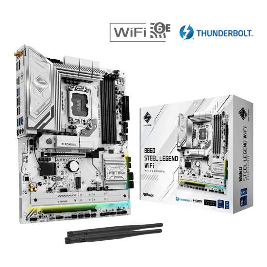 ASROCK B860 4xDDR5  4xSATA3  RAID HDMI DP            4xM2 GLAN        1xPCIEx16