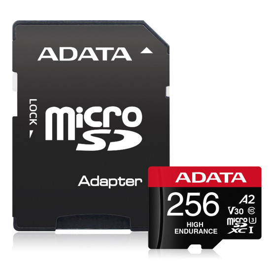 ADATA SDMICRO 256GB UHS-I_U3 CL10 V30 PLASTIC