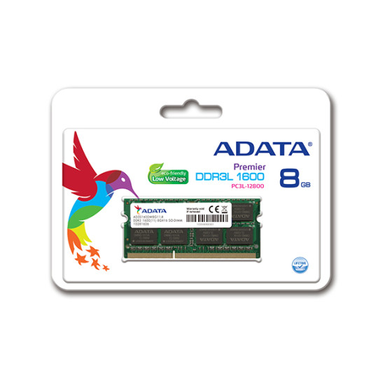 ADATA NOTEBOOK 8GB DDR3L 1600MHZ
