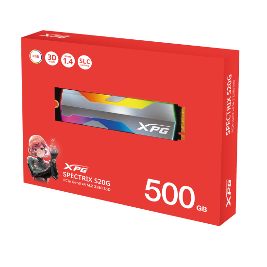XPG SSD 500GB INT M2_PCI-E 2280 NVMe RGB