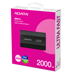 ADATA SSD 2TB EXT USB3.2 BLACK