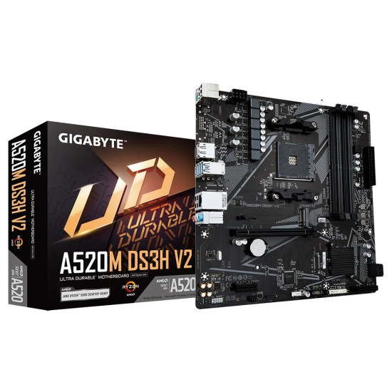 GB A520 4xDDR4  4xSATA3  RAID HDMI DP           1xM2 GLAN        1xPCIEx16 1xPCIEx1