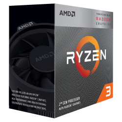 AMD RYZEN 3 AM4 3.6GHZ 4CORES INTVGA FAN 65W DESKTOP