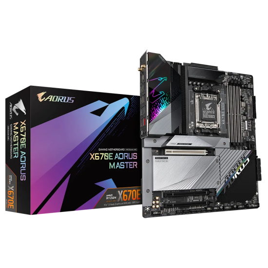 GB X670 4xDDR5  6xSATA3  RAID HDMI DP           4xM2 GLAN        3xPCIEx16                WiFI