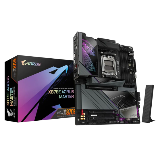 GB X870 4xDDR5  4xSATA3  RAID HDMI                 4xM2 GLAN        3xPCIEx16                  WiFi