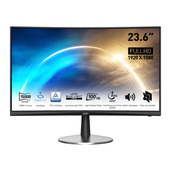 MSI 23.6 FHD 100Hz VA 1ms 16:9 HDMI D-SUB AUDIO CURVED