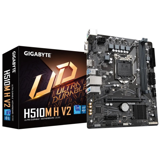 GB H510 2xDDR4  4xSATA3           HDMI        VGA 1xM2 GLAN        1xPCIEx16 2xPCIEx1