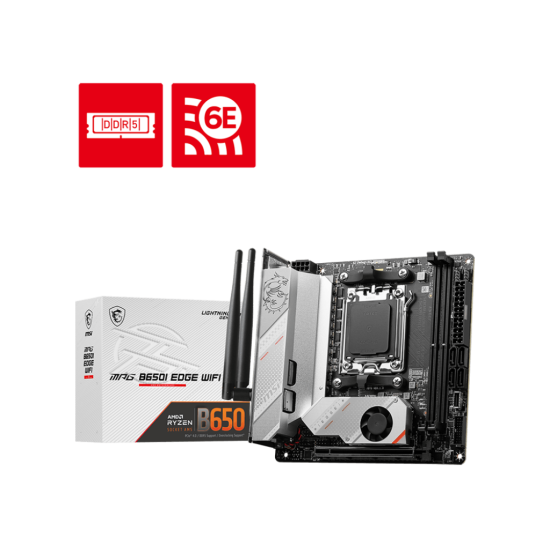MSI B650 2xDDR5  4xSATA3  RAID HDMI DP           2xM2 GLAN        1xPCIEx16                 WiFi