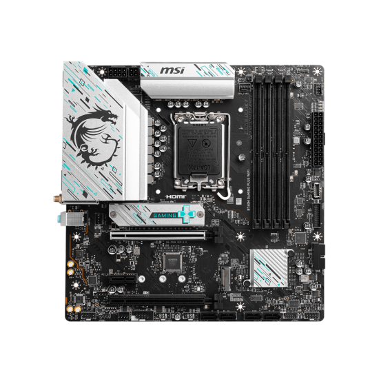 MSI B760 4xDDR5  4xSATA3 RAID 2xHDMI 2xDP           2xM2 GLAN        2xPCIEx16 1xPCIEx1 WiFi