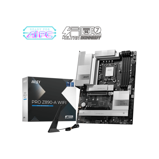 MSI Z890 4xDDR5  4xSATA3 RAID HDMI                4xM2 1xGLAN     3xPCIEx16                   WiFi
