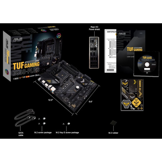 ASUS B550 4xDDR4  6xSATA3  RAID HDMI DP           2xM2 GLAN        2xPCIEx16 3xPCIEx1