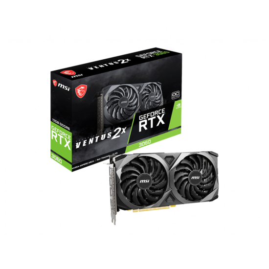 MSI NVIDIA RTX3060 HDMI DP 192B 12GB ACTIVE