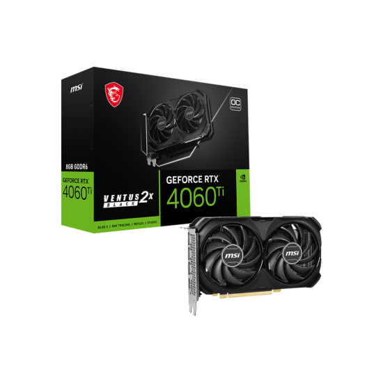 MSI NVIDIA RTX4060TI HDMI DP 128B 8GB ACTIVE