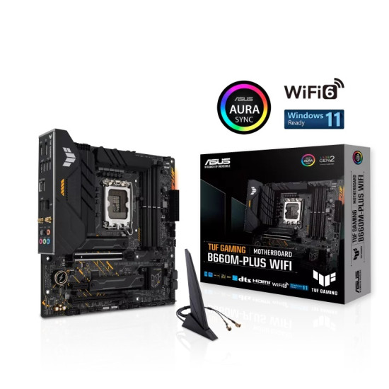 ASUS B660 4xDDR5  4xSATA3 RAID HDMI DP           2xM2 GLAN        2xPCIEx16 1xPCIEx1 WiFi