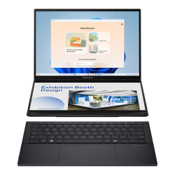 ASUS ZENBOOK DUO - INTEL ULTRA_7 255H 32G 1TB_SSD INT 14 FHD OLED 120HZ TOUCH WIN11_PRO GRAY