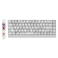 Madlions професионална геймърска механична клавиатура Professional Gaming Mechanical Keyboard FIRE 68 ULTRA - 8K, Gateron Magnetic Jade Switches - White Counto