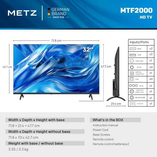 METZ Телевизор 32