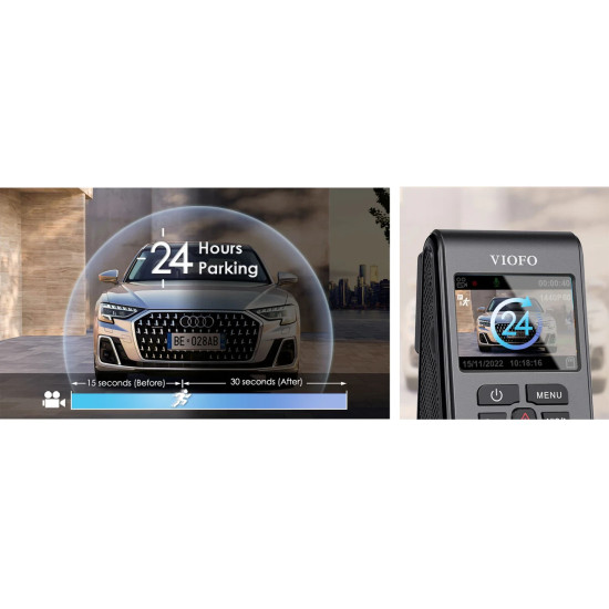 VIOFO Видеорегистратор Dash Cam A119 V3-G - GPS Module, Quad HD+, HDR, Sony STARVIS