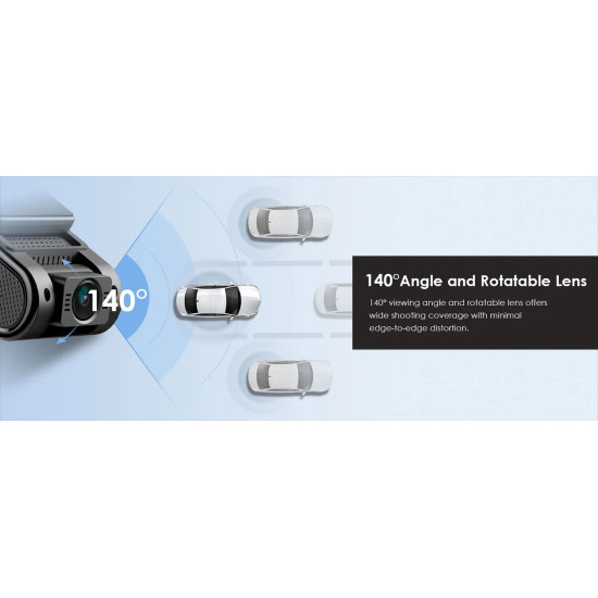 VIOFO Видеорегистратор Dash Cam A119 V3-G - GPS Module, Quad HD+, HDR, Sony STARVIS