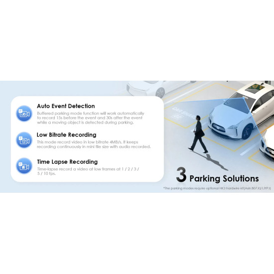 VIOFO Видеорегистратор Dash Cam A119 V3-G - GPS Module, Quad HD+, HDR, Sony STARVIS