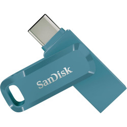 SanDisk Flash memory 256Gb Ultra Drive Go USB-C Type-C, BLUE