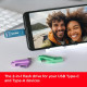 SanDisk Flash memory 256Gb Ultra Drive Go USB-C Type-C, BLUE SanDisk Flash memory 256Gb Ultra Drive Go USB-C Type-C, BLUE