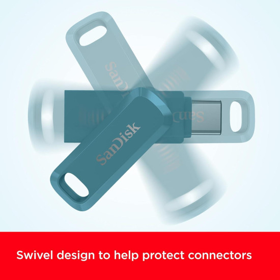 SanDisk Flash memory 256Gb Ultra Drive Go USB-C Type-C, BLUE SanDisk Flash memory 256Gb Ultra Drive Go USB-C Type-C, BLUE