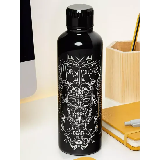 Бутилка Paladone Harry Potter: Death Eater - Metal Water Bottle
