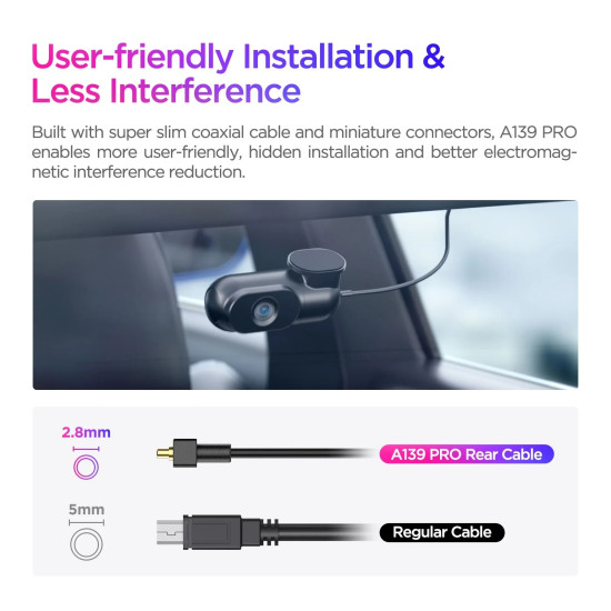 VIOFO Видеорегистратор Dash Cam A139 PRO 2 Channel - 4K UHD, Sony STARVIS 2, GPS