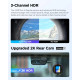 VIOFO Видеорегистратор Dash Cam A229 Plus 3 Channel - 2K, HDR, Sony STARVIS 2, GPS
