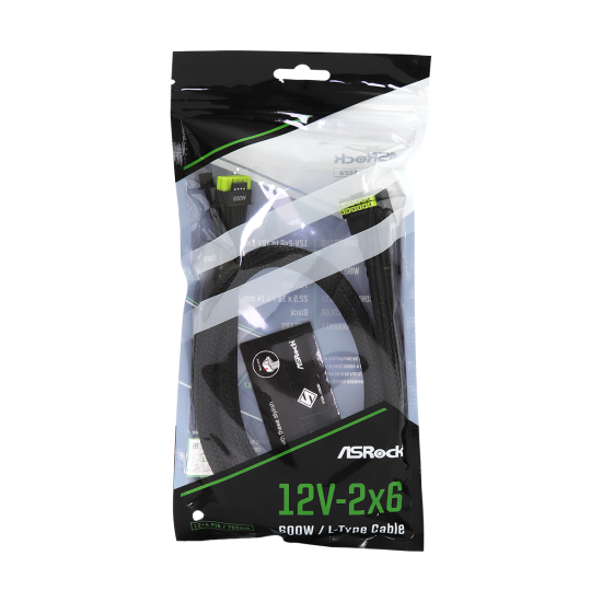 ASRock 90° Cable 12V-2x6 600W ATX 3.1 and PCIe 5.1