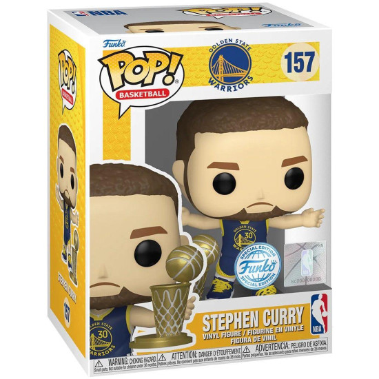 Фигурка Funko Pop! NBA: Golden State Warriors - Stephen Curry (Throwback) (Special Edition) #157