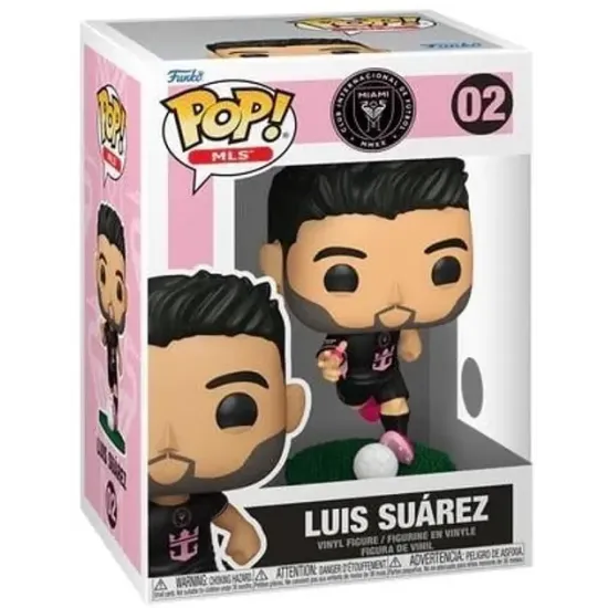 Фигурка Funko Pop! MLS: Inter Miami - Luis Suarez (Away) #02